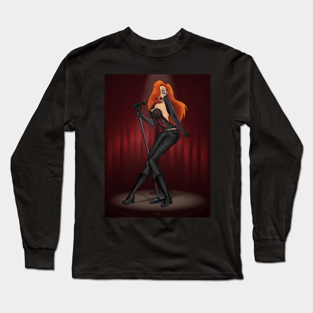 Jessica Rabbit Long Sleeve T-Shirt by FMS